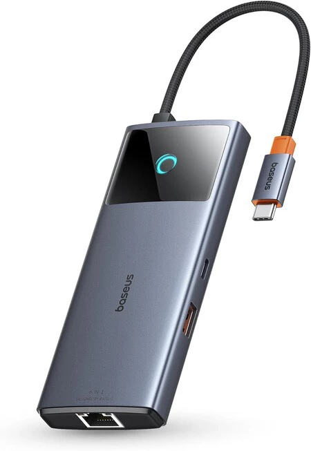 Hub multipuerto con conexión Ethernet