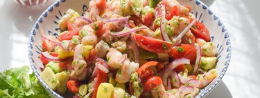 Ceviche de langostinos, receta muy fácil y refrescante para comer o cenar ligero sin esfuerzo