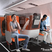 Ideas locas de los diseñadores de asientos para que las aerolíneas sean más seguras frente al Covid-19
