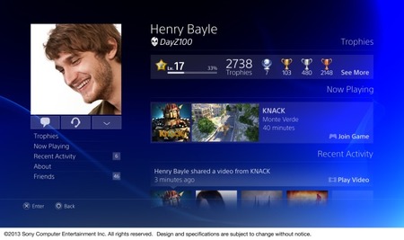 Así es la interfaz de PS4