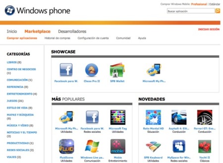 Windows Marketplace ahora también en la web
