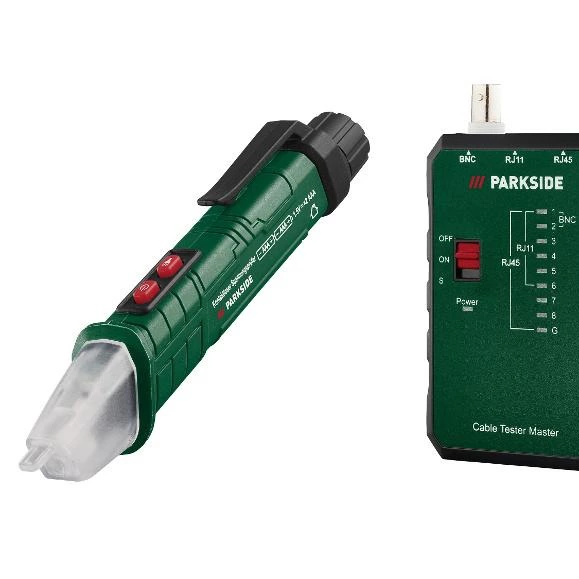Detector de tensión sin contacto »PKSS A2« / Comprobador de cables de red »PNKT A1«
