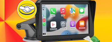 Apple CarPlay y Android Auto en tu coche sin costosas instalaciones: pantalla táctil desmontable de siete pulgadas 