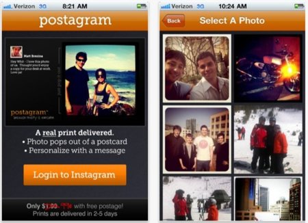 Más servicios asociados a Instagram: Postagram