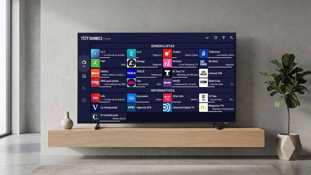 TDTChannels actualiza su app en Android TV y llega cargada de cambios. Uno de ellos es casi imprescindible