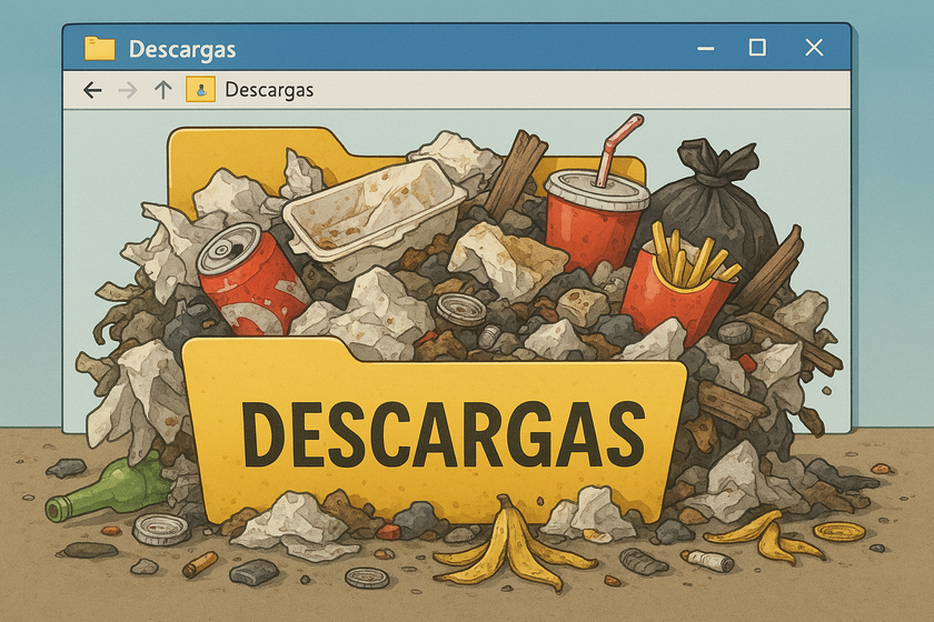 Mi carpeta de Descargas en Windows 10 y 11 sería el mayor basurero digital si no fuera por esta opción para tenerla siempre limpia