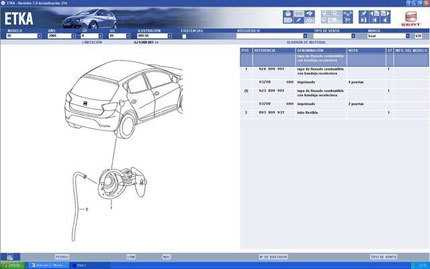 Seat Ibiza 2008 ETKA