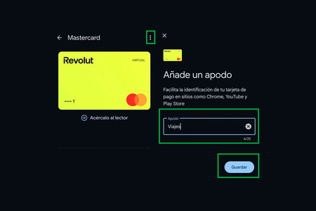 Tarjeta Google Wallet