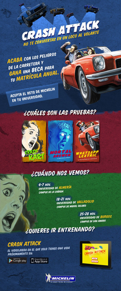 Michelin - Crash Attack - Seguridad Vial