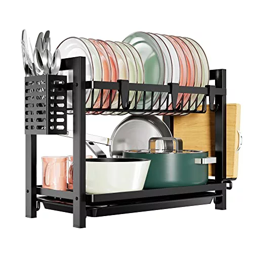 Estante Escurreplatos Acero Inoxidable Cocina (43.5 * 24.5 * 34.5)