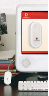 eMac en la campaña publicitaria del nuevo modem de Vodafone