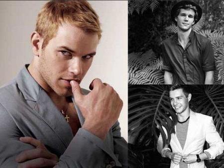 Kellan Lutz, Xavier Samuel y Ryan Kwanten posando para V magazine