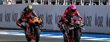 Aleix Espargaró es el primer sancionado por incumplir las presiones, y Jorge Martín también se las ha saltado 