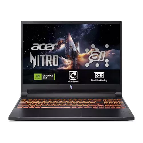Acer Nitro V 16 AI, Portátil Gaming 16" WUXGA, Ryzen 7, RTX 5050, 16GB RAM