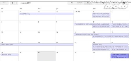 Calendario de competiciones internacional y nacional, 29 al 31 de marzo