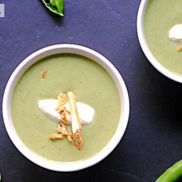 Sopa fría de guisantes a la menta: receta para un día de calor