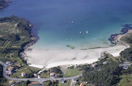 Pueblo Costero Pesquero Galicia Bonito Poco Conocido
