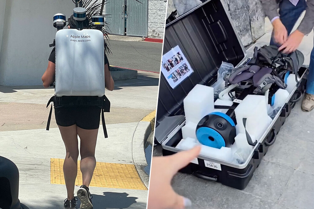 Google y Apple están recorriendo España con sus hombres mochila. Así puedes saber si pasan cerca 