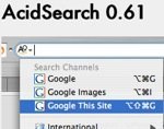 AcidSearch: Más motores de búsqueda para Safari