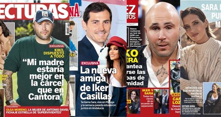 De la nueva amiguita de Iker Casillas a Kiko Rivera y el "veneno" de su tío Agustín: Estas son las portadas de la semana del 17 de marzo