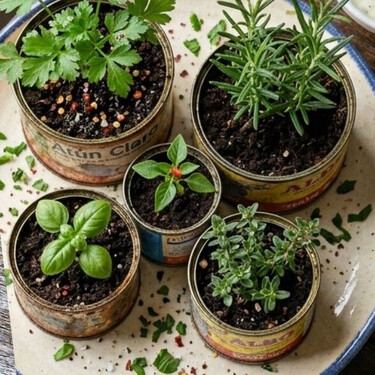 Cómo convertir las latas de atún en macetas para tus platas y decorar tu casa