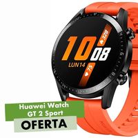 Más barato todavía: el Huawei Watch GT 2 Sport en su versión deportiva naranja, ahora en AliExpress Plaza por sólo 117 euros