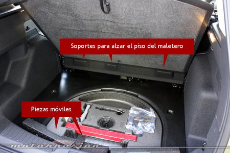 Ford Kuga 2013, maletero