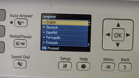 Configuración idioma impresora
