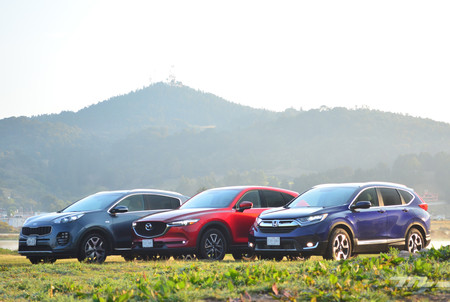 Comparativa: Honda CR-V vs. KIA Sportage vs. Mazda CX-5 (I)