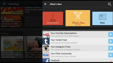 Pulse se acerca a Flipboard y también permite consultar nuestras redes sociales