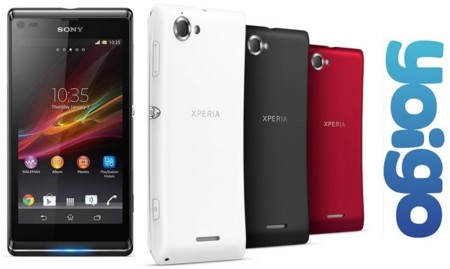 Precios Sony Xperia L con Yoigo y comparativa con la competencia