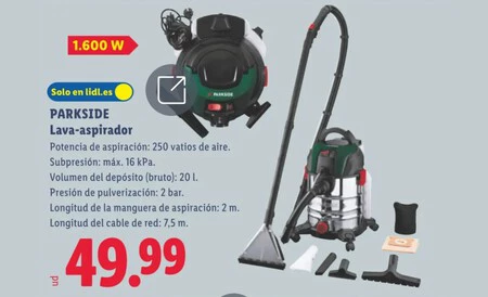 Aspirador En Seco Y Humedo Lidl