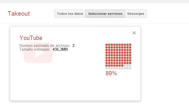 Google Takeout ahora permite bajar los vídeos originales que hayamos subido a YouTube