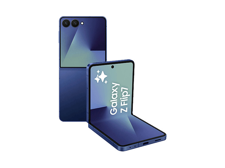 Móvil - Samsung Galaxy Z Flip7, Azul, 512 GB, 12 GB RAM, 6.9" FHD+, Exynos 2500
