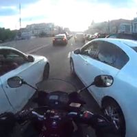 Filtrarse entre los coches y su resultado 