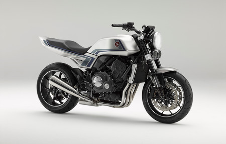 La Honda CB-F Concept es un naked de aires retro que rinde homenaje a la CB750F