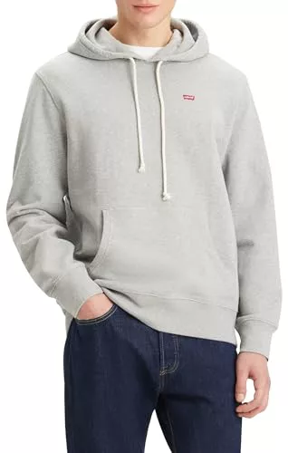 Levi'S Sudadera con Capucha The Original Hm para Hombre, Mid Tono Grey Heathe, L