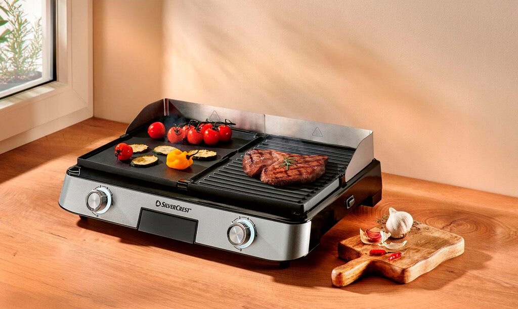 Lidl vende una parrilla eléctrica de sobremesa por menos de 50 euros ideal para cocinar en el balcón