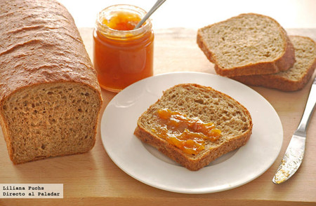 Receta de pan de molde integral sencillo