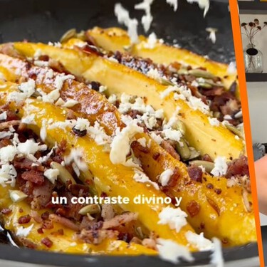 Plátanos caramelizados con tocino, miel y pepitas: una receta diferente y deliciosa de Tere Cocinera