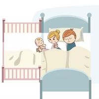 Kit de colecho para unir cualquier cama a la cuna del bebé