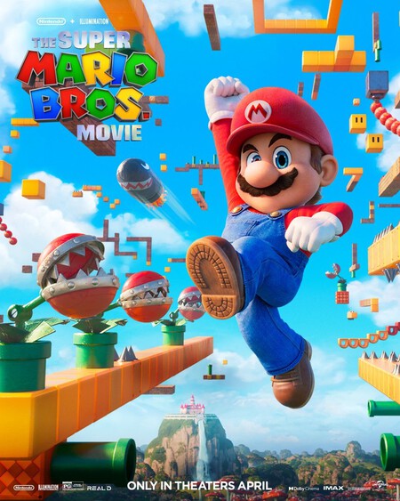 Super Mario Bros. la Película Póster Mario