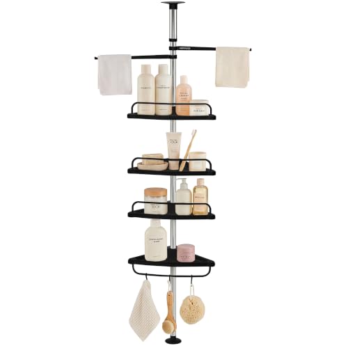 JUPPLIES Estanteria Telescopica de Baño de Altura Ajustable 100-320cm