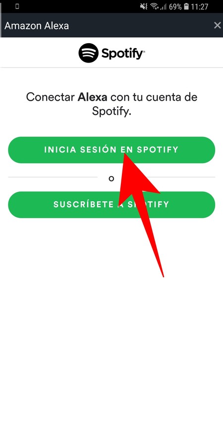 Configurar store alexa spotify