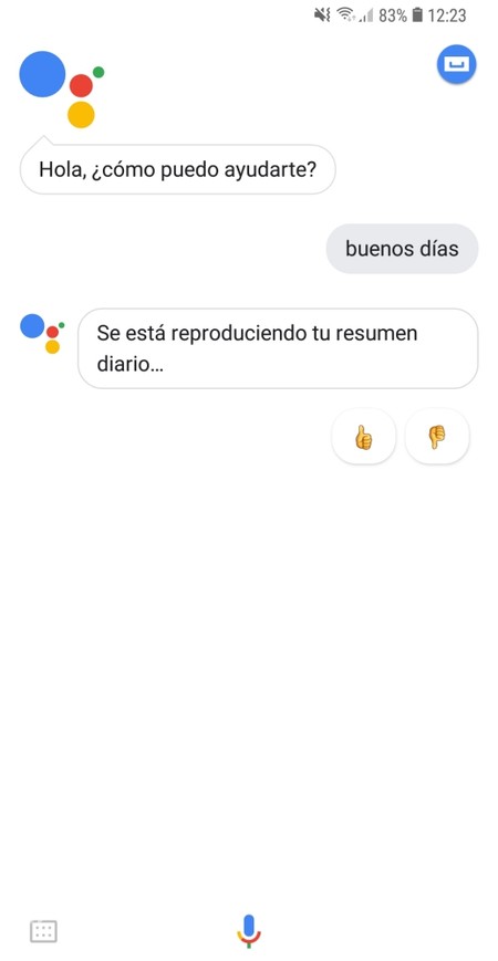 Ok google cántame una canción