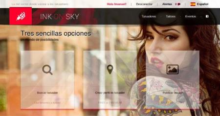 Ink·On·Sky, un sitio para tatuadores y tatuados