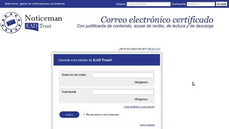 Noticeman, plataforma de correo electrónico certificado para las notificaciones