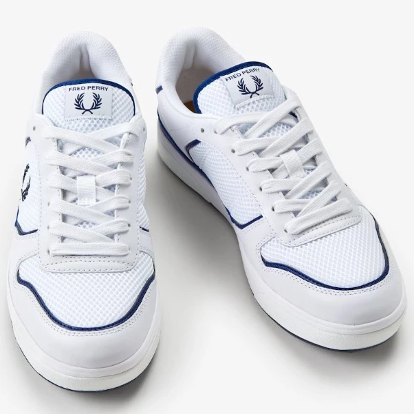 Fred Perry Zapatilla de hombre b300 leather/mesh