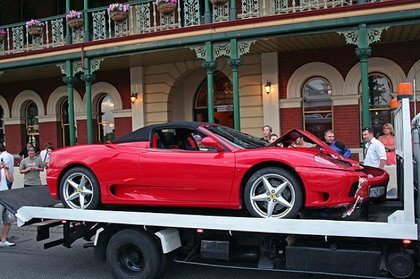Accidente Ferrari 360