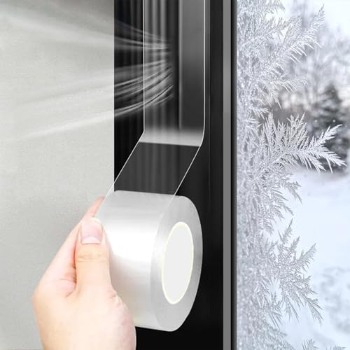 wordmouk Cinta Aislante Térmica para Ventanas y Puertas 7cmx10m 